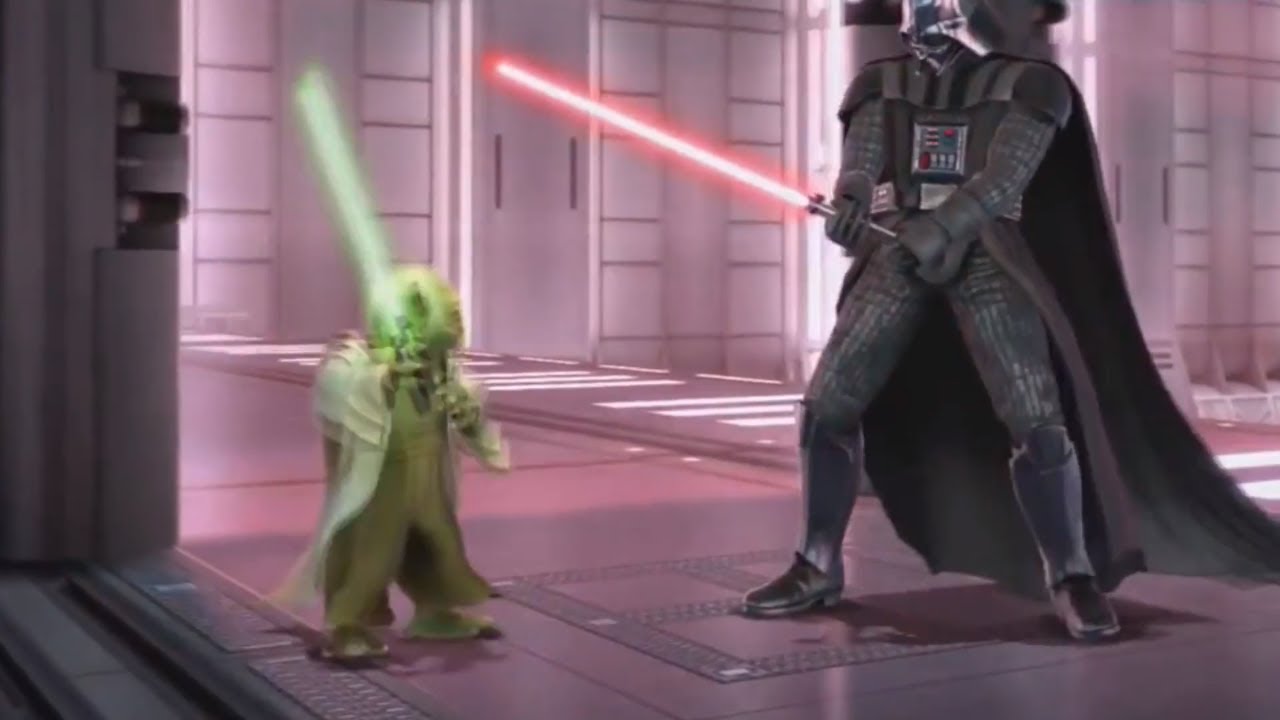 ¿Quién es más fuerte Vader o Yoda?